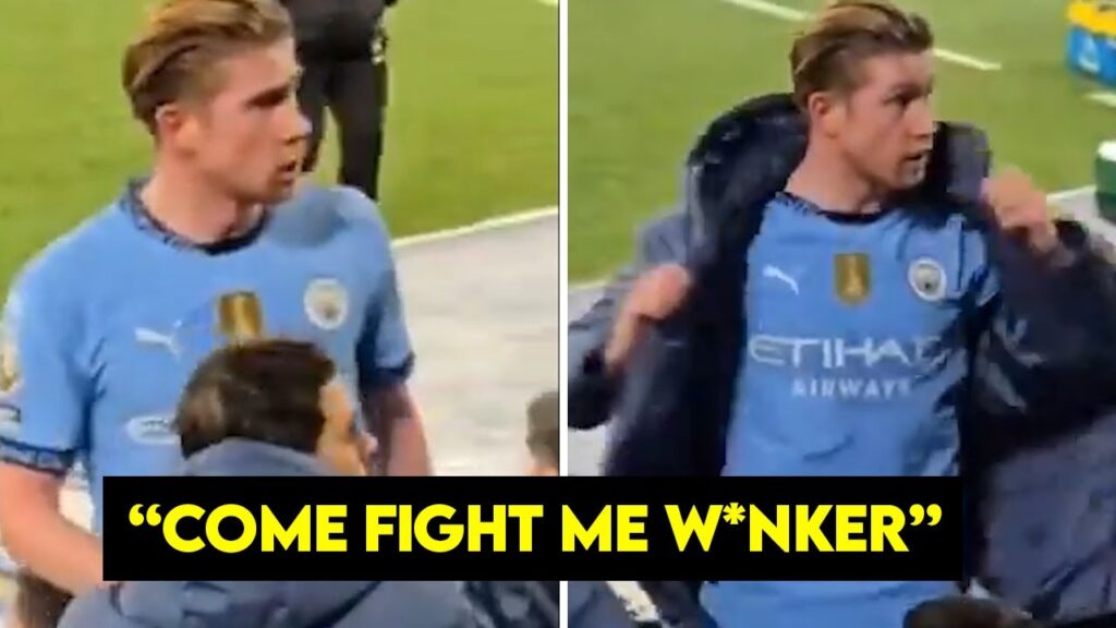 Kevin De Bruyne Tells Fan to Shut The F Up after He Called him "Finished"