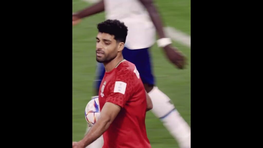 The first Goal of Iran's 🇮🇷 Mahdi Taremi against England 🏴󠁧󠁢󠁥󠁮󠁧󠁿 in the World Cup 2022