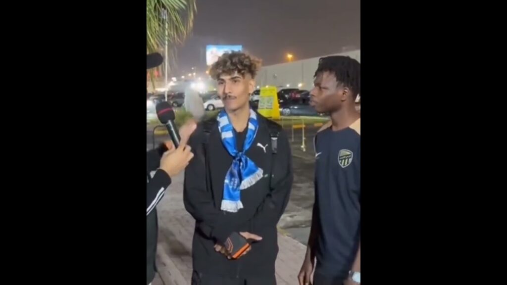 مناوشة الهلالي والاتحادي 🤣🤣