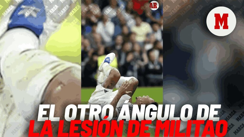 Otro ángulo de la lesión de Militao: su primer gesto, mensaje de Lucas y Vinicius… I MARCA
