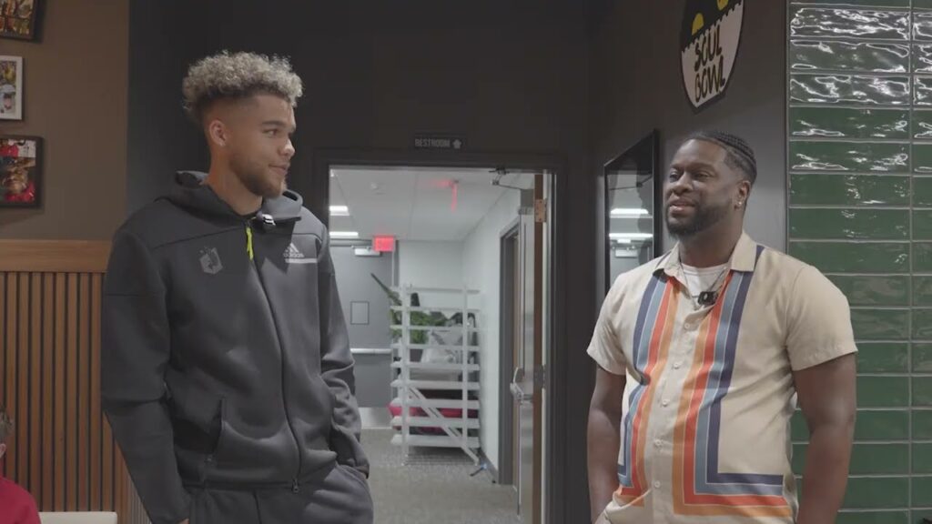 Dayne St. Clair Visits Soul Bowl at V3 Sports