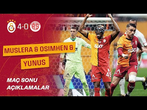 🎙️ Victor Osimhen, Fernando Muslera ve Yunus Akgün’ün maç sonu açıklamaları | #GSvANT 🎙️ Victor Osimhen, Fernando Muslera ve Yunus Akgün'ün maç sonu açıklamaları | #GSvANT