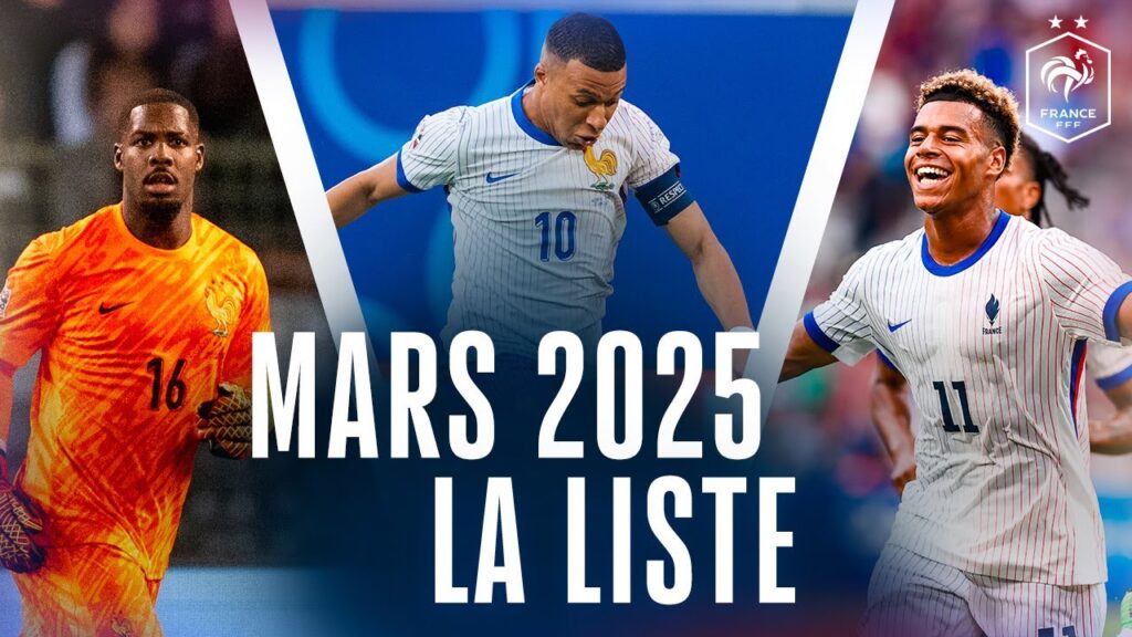 Les 24 Bleus pour mars 2025