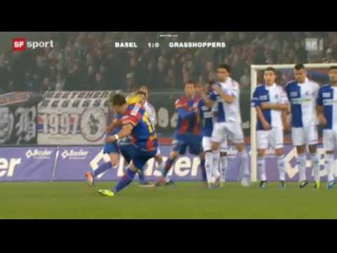 Xherdan Shaqiri - Freistosstor gegen GC