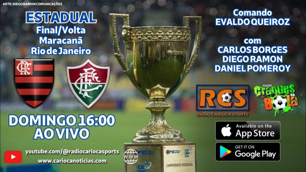 Flamengo x Fluminense - Carioca 2025 (Final/Volta) - AO VIVO