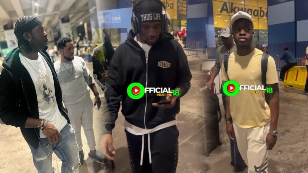 Kudus mohammed, Kamaldeen Sulemana, & Lawrence ati-zigi arrived in Ghana ahead of fifa World Cup q..