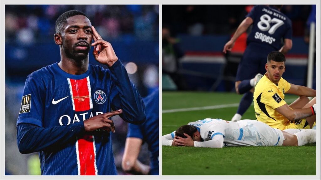 PARIS 3-1 MARSEILLE ILS SONT TROP FORTS ! OUSMANE DEMBELE AU TOP
