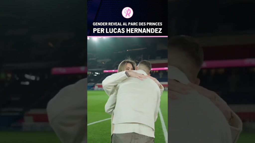 GENDER REVEAL AL PARC DES PRINCES LUCAS HERNANDEZ 🎀🏟