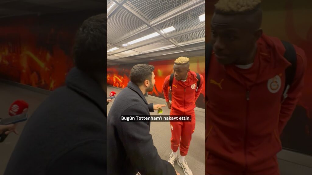 🥊 Victor Osimhen, Tottenham’ı nakavt etti!#Osimhen #Galatasaray #Tottenham
