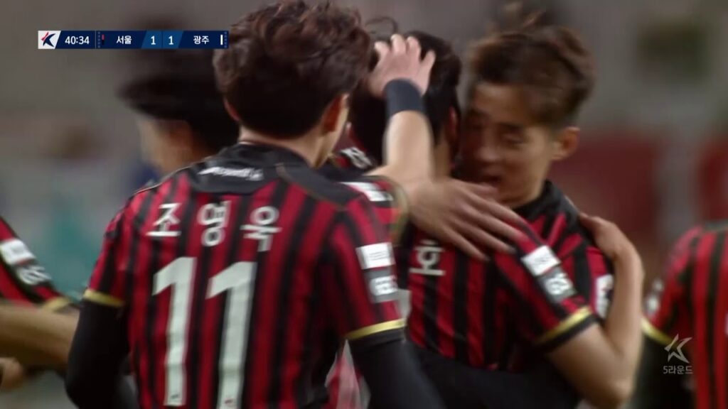 [2021 K리그] 5R 승부를 원점으로 돌리는 나상호의 동점 골!!