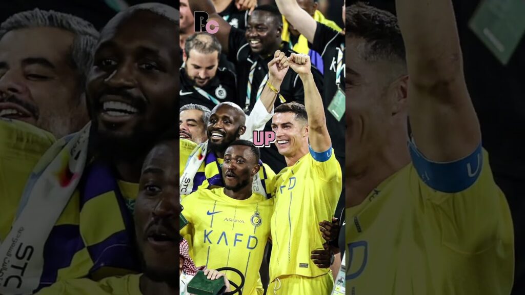 Ronaldo won his first trophy at Al Nasser #football #soccer