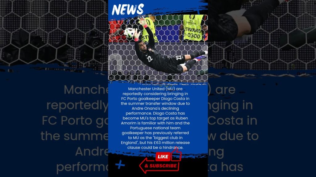 Manchester United Eyes Diogo Costa as Onana's Form Dwindles #footballnews #premierleague