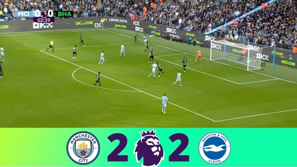 Manchester City vs Brighton 2-2 | Premier League 24/25 | Match Highlights
