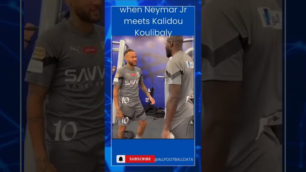 when Neymar Jr meets Kalidou Koulibaly #football #neymarjr