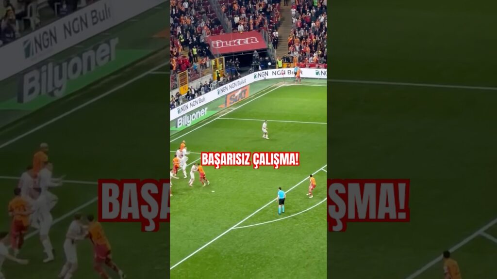 ❌⚽️Mertens ve Sara’nın Korner Çalışması Başarısız Oldu!