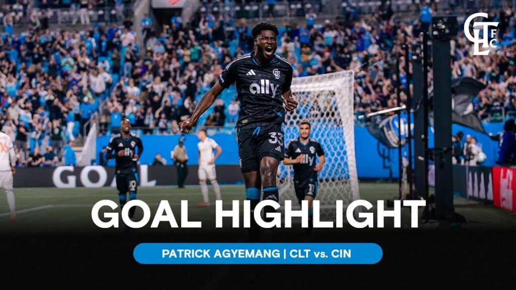 GOAL! Patrick Agyemang Opens His Account | Charlotte FC vs. FC Cincinnati