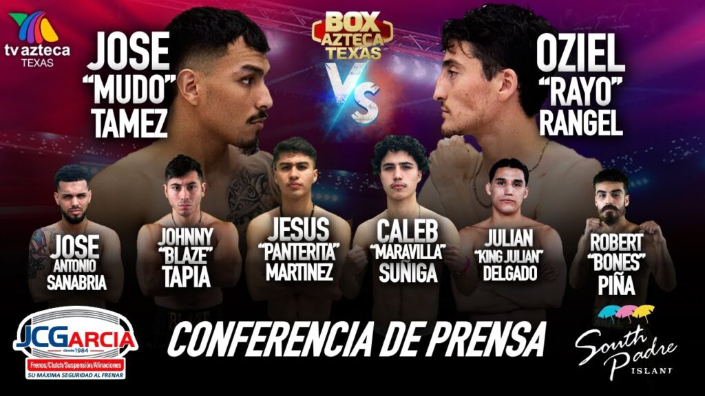 ¡Box Real! Conferencia de Prensa 😎🥊 Jose "El Mudo" Tamez vs Oziel "El Rayo" Rangel