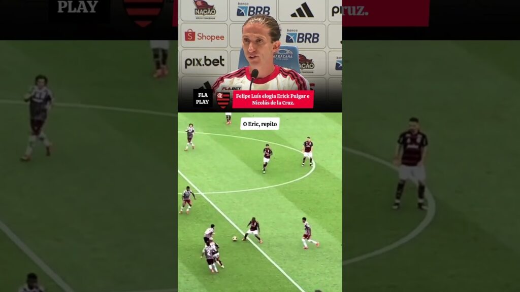 Felipe Luís rasga elogios a Erick Pulgar e Nicolás de la Cruz. #flamengo