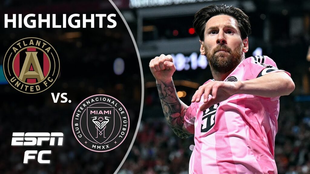 AMAZING LIONEL MESSI GOAL 🔥 Atlanta United vs. Inter Miami | MLS Highlights | ESPN FC