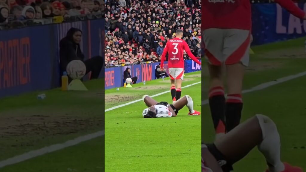 Mazraoui vs Calvin Bassey 💪🔴 #shorts