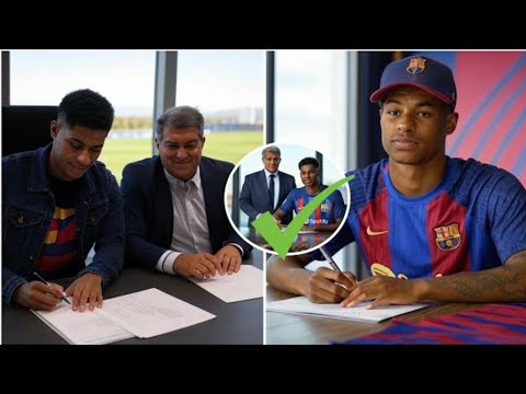 MARCUS RASHFORD REJOINT OFFICIELLEMENT LE BARÇA POUR 4 ANS