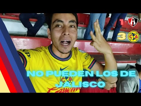 NUEVO LIDER🦅 | ATLAS 1-3 AMÉRICA | Reacciones Desde el Estadio Jalisco