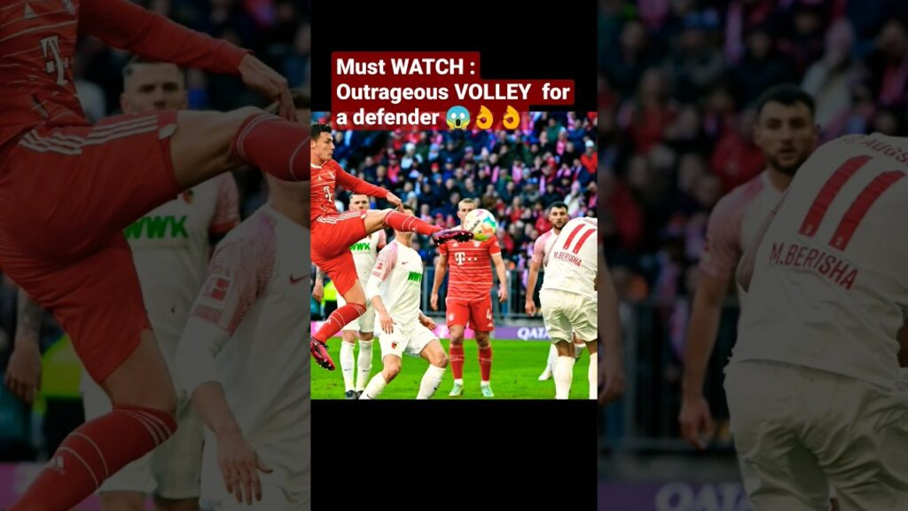 🛑 Benjamin Pavard nails the Goal of the MONTH #viral #football #bayernmunich #pavard