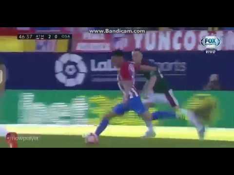 Yannick Carrasco Amazing goal - Atletico Madrid vs Osasuna 2-0
