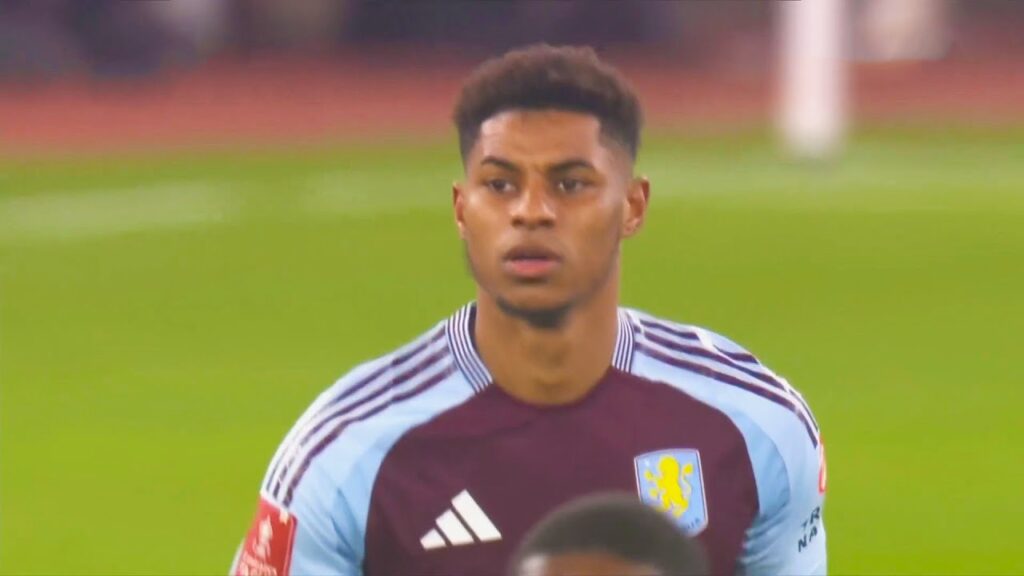 Marcus Rashford Aston Villa DEBUT vs Spurs 🟣