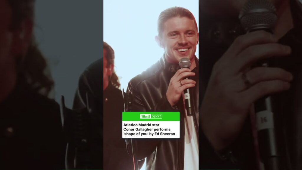 Atletico Madrid’s Conor Gallagher shows off his singing skills 🎤 de Madrid #news #sports #football