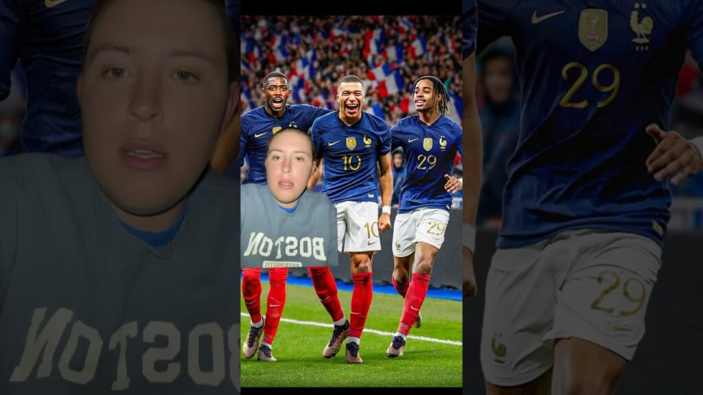 La increíble delantera de Francia. 🤯🇫🇷 #francia #futbol #viral #shorts #like #fyp