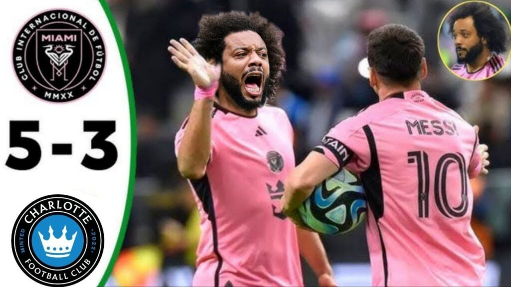 Messi Super Hattrick , Marcelo Debut 💥Inter Miami vs Charlotte 5-3 | All Goals & Highlights -2025