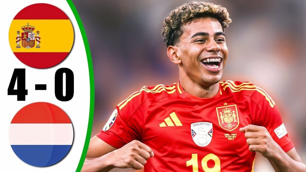 Spain vs Netherlands 4-0 - All Goals & Highlights - 2025 #yamal