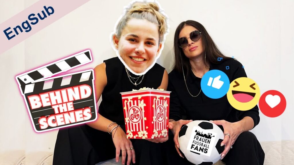 [Behind The Scene] 😁 lena oberdorf and rena schwabl ⚽️❤️DFB Frauen Mannschaft Fussball Germany Women