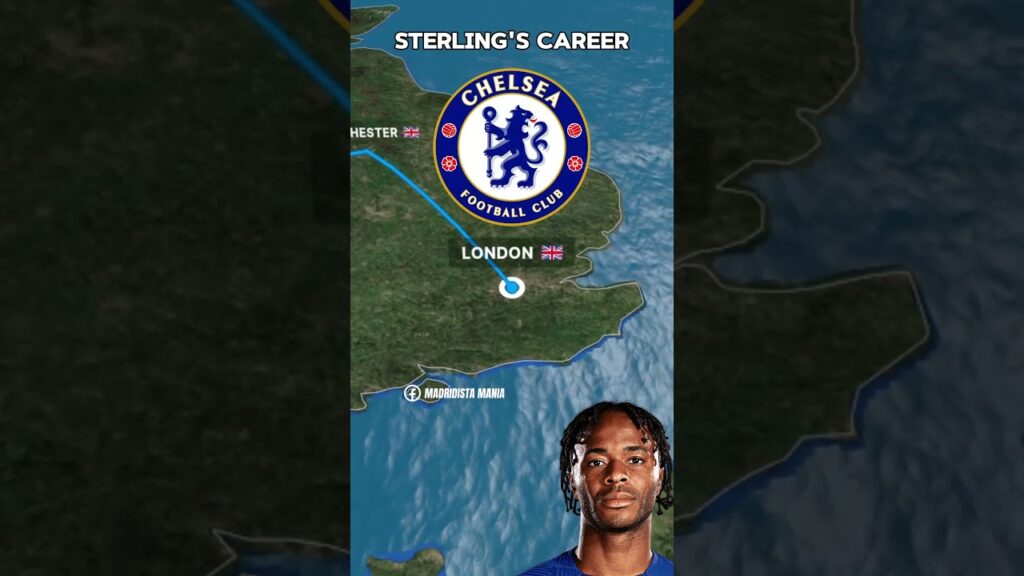 RAHEEM STERLING'S CAREER 🏴󠁧󠁢󠁥󠁮󠁧󠁿 🔵 🔴 #madridistamania #football #arsenal