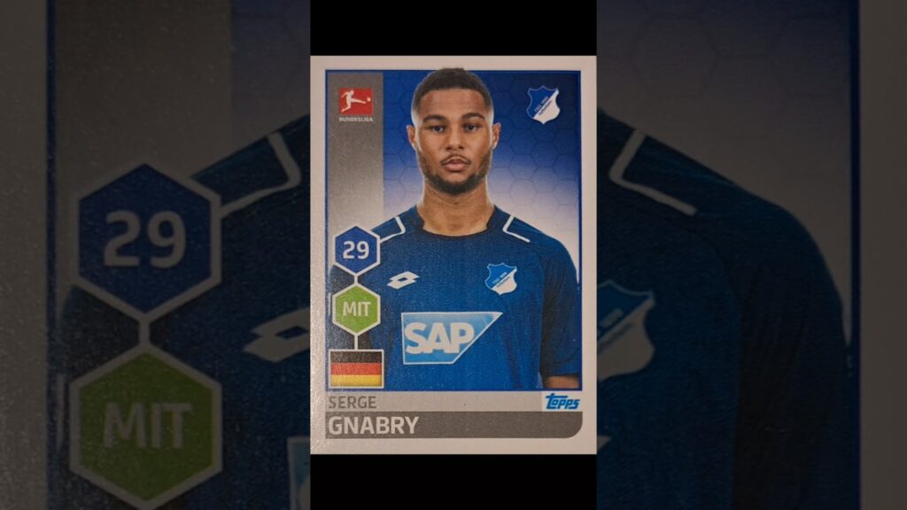 Serge Gnabry ( TSG 1899 Hoffenheim) Sticker @Gratisshowstick #football