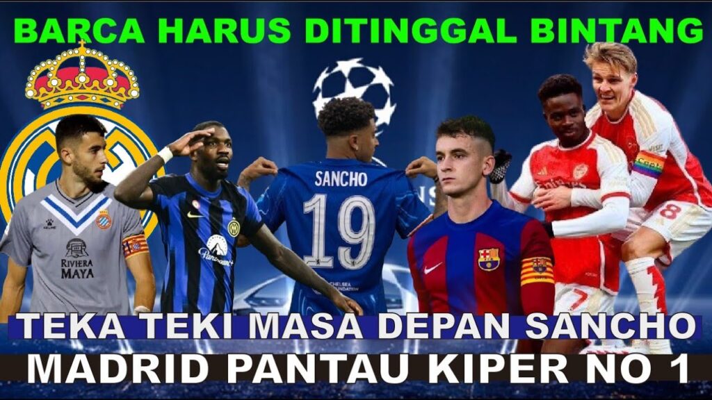 BINTANG BARCELONA AKAN ABSEN LAMA - REAL MADRID REFORMASI KIPER - MARCUS THURAM RAMAI PEMINAT