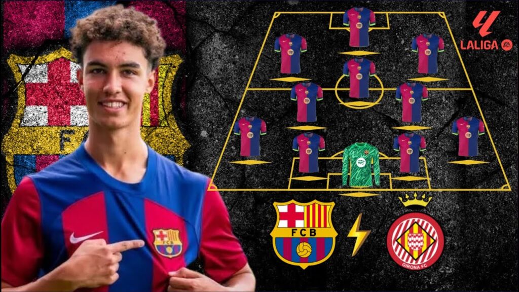 🚨 Barcelona Vs Girona: Barcelona Predicted Lineup With Noah Darvich 🔥 La Liga 24/25