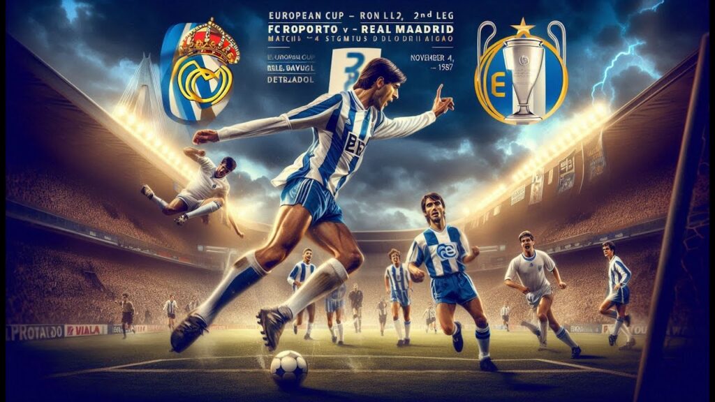 FC Porto vs. Real Madrid | Full Match | European Cup – Round of 16, 2nd Leg | November 4, 1987