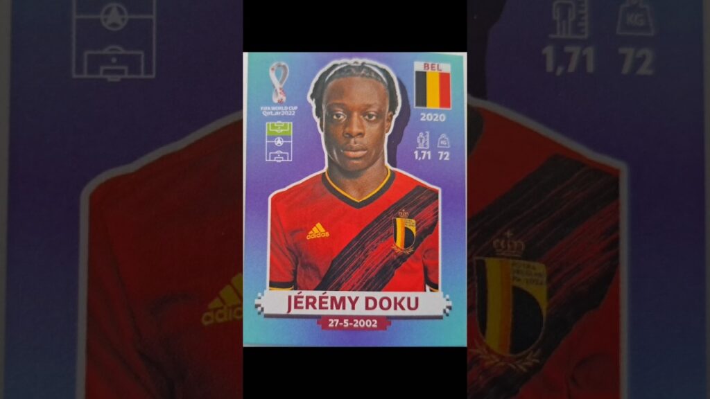 Jeremy Doku Sticker @GratisShowstick