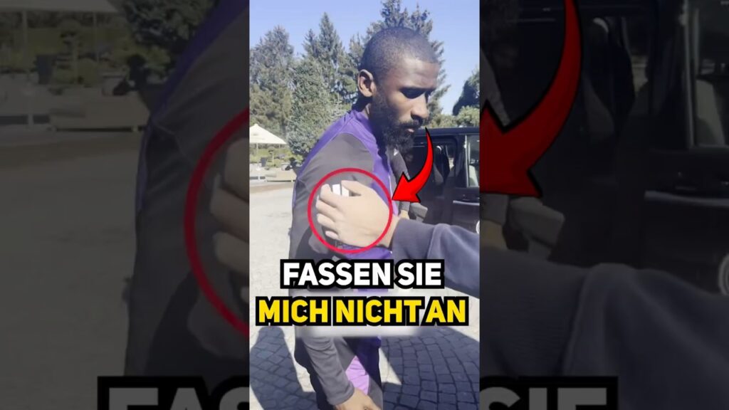 Rüdiger verbietet Fan Das er ihn anfassen darf 🤯#rudiger