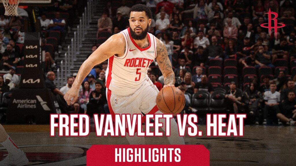 Fred VanVleet (37 points) Highlights vs. Miami Heat l Houston Rockets