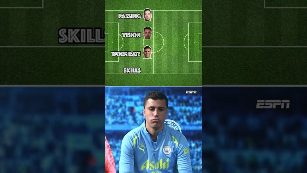 Rodri builds his ultimate midfielder 👀 #shorts