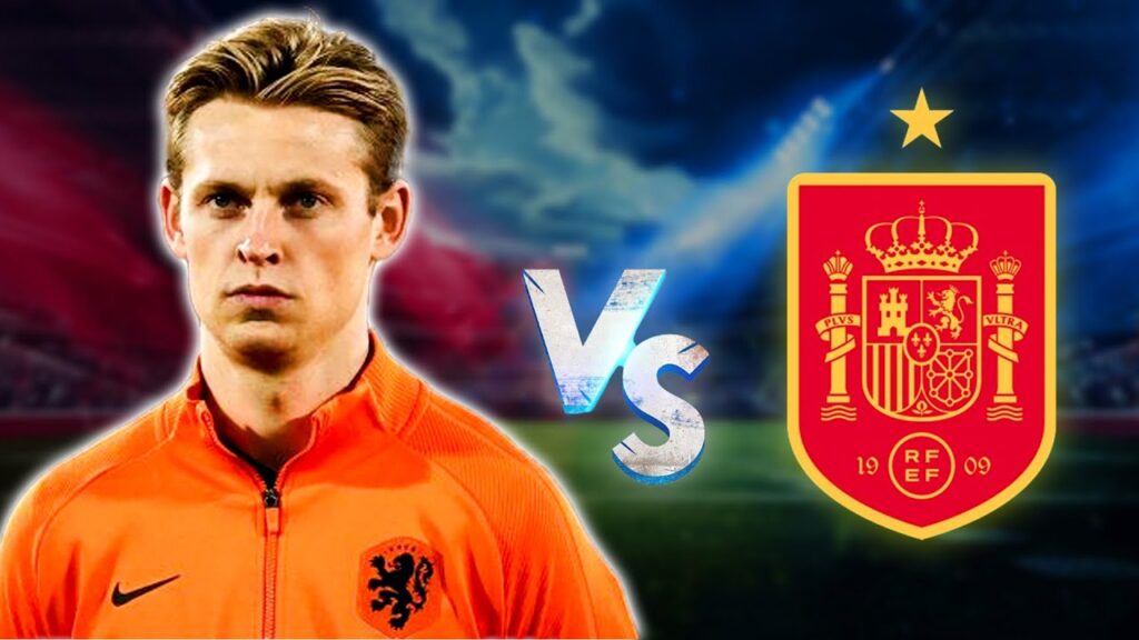 De Jong vs Spain || The brain of the team! || UEFA Nations League 2024/2025 || HD1080i