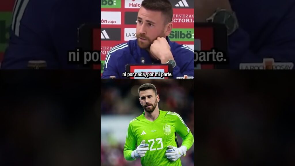 Unai Simon ZANJA con polémica ante un periodista