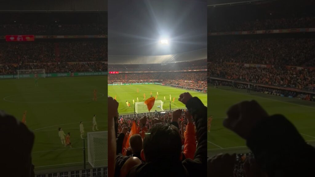 Cody Gakpo’s equaliser from the stands! 😍 #NothingLikeOranje #NEDESP