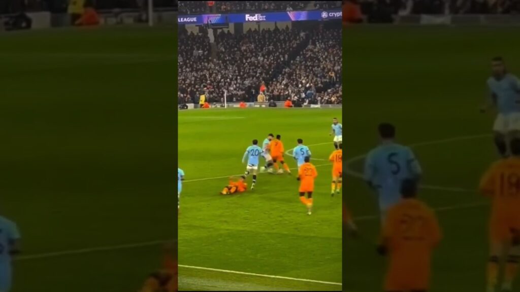 O Vinicius Junior destruiu o Rúben Dias nesse lance dando uma caneta horrorosa 🤣🤣🤣