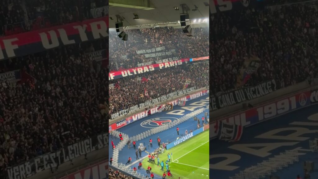 PSG - OM : les banderoles assassines des ultras parisiens contre Rabiot et sa mère #psgom #pourtoi