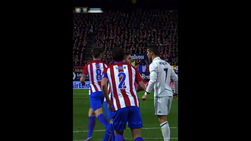 Ronaldo scared Koke 🐐☠️ || #football #aftereffects #edit #ronaldo #realmadrid