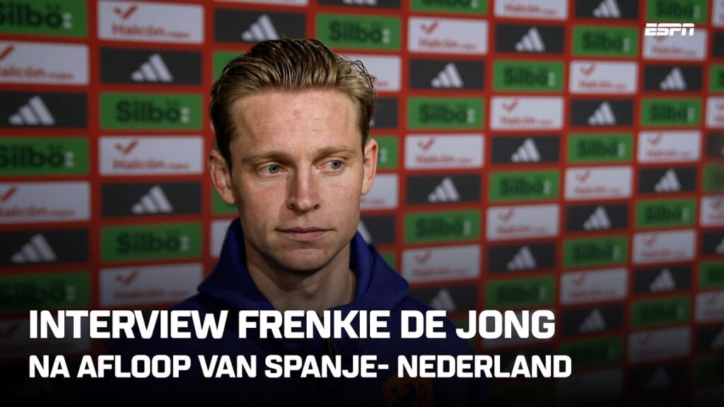 Frenkie de Jong: "Ze kunnen weinig zeggen, want ze waren niet de betere ploeg" ⚔️🤝| INTERVIEW ORANJE